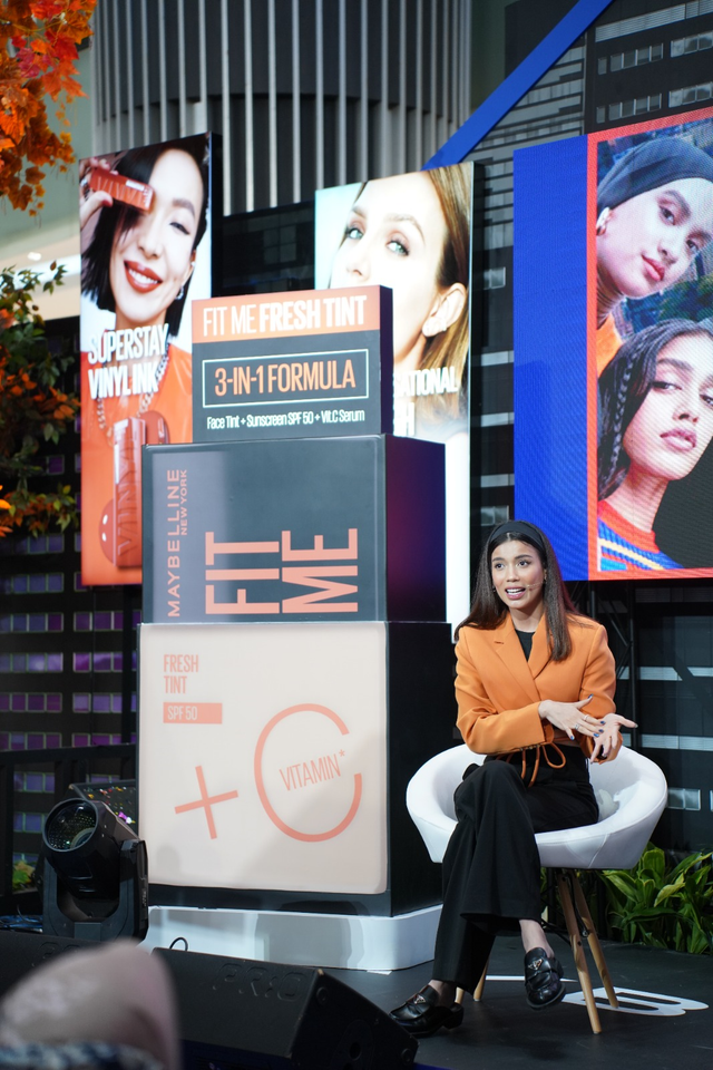 Sabrina Chairunnisa di Maybelline Makeup Park. Foto: Dok. Maybelline Indonesia