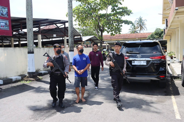 Pelatih gulat di Bantul yang lakukan pelecehan seksual pada atletnya. Foto: Erfanto/Tugu Jogja