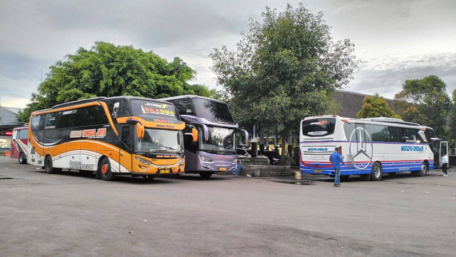 Ilustrasi bus di Terminal Jombor. Foto: Maria Wulan/Tugu Jogja