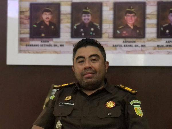 Kasi Pidsus Kejari Halmahera Utara, Eka J Hayer. Foto: Samsul/cermat