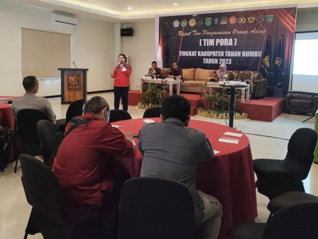 Rakor Timpora Tanah Bumbu, Partisipasi dan Peran Aktif Stakeholder Jadi Kunci Pengawasan Orang Asing
