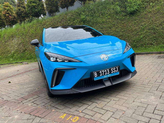 Media first impression mobil listrik MG 4 EV di Bandung (29-30/3/2023). Foto: Sena Pratama/kumparan