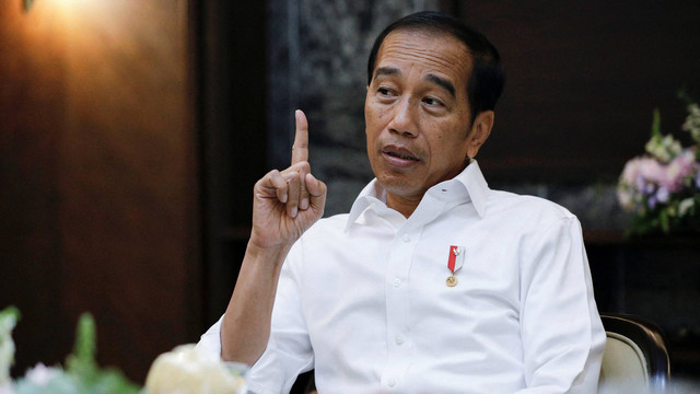 Presiden Indonesia Joko Widodo di Istana Kepresidenan di Jakarta, Indonesia, 1 Februari 2023.  Foto: Willy Kurniawan/REUTERS