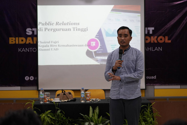 Chairul Fajri, S.I.Kom., M.A. Kepala Bimawa Universitas Ahmad Dahlan (UAD) sekaligus Ketua PR Indonesia wilayah Yogyakarta (Foto: Humas dan Protokol UAD)