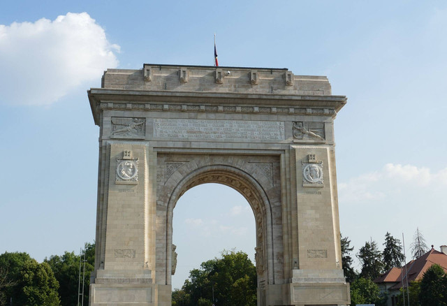 Iustrasi salah satu ikon kota Bucharest, sumber: Pixabay/falco