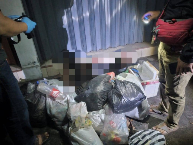 Seorang pemulung di Bantul yang ditemukan meninggal. Foto: istimewa