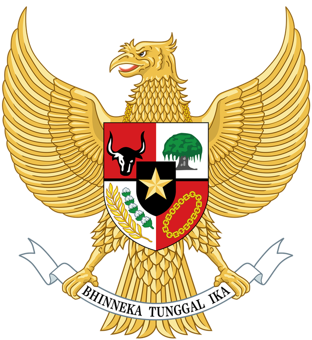 Lambang Negara Indonesia, Garuda Pancasila. Photo: Ibnuamaru, Pixabay.com