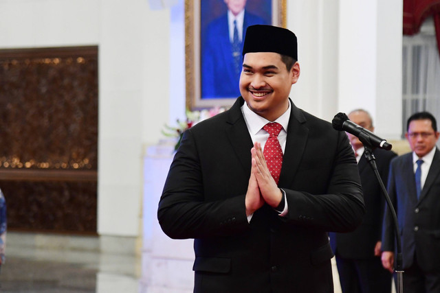Menpora Ario Bimo Nandito Ariotedjo, Senin (3/4/2023). Foto: Lukas/Biro Pers Sekretariat Presiden