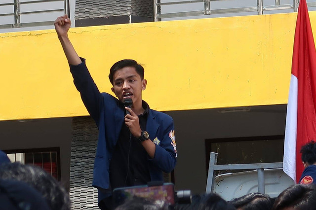 Orasi Mahasiswa Fakultas Teknik Universitas Bengkulu (Foto: dok. Penulis)