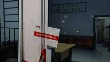 Ruangan Bupati Kepulauan Meranti M Adi hingga Sekretaris Daerah (Sekda) Meranti, dikabarkan disegel Komisi Pemberantasan Korupsi (KPK).   Foto: Dok. Istimewa