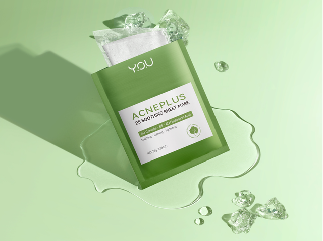 YOU AcnePlus B5 Soothing Sheet Mask. Foto: Dok. YOU Beauty