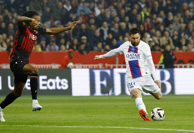 Duel Nice vs PSG di Liga Prancis Foto: REUTERS/Eric Gaillard