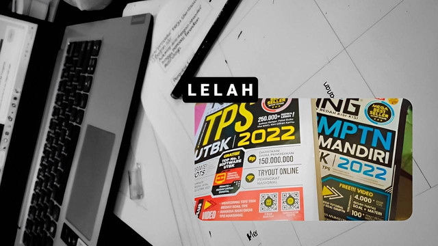 Ilustrasi buku-buku yang menemani masa UTBK. Sumber: Juliana Iswandi