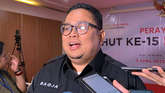 Ketua Bawaslu Rahmat Bagja di Gedung Bawaslu, Jakarta, Minggu (9/4/2023). Foto: Luthfi Humam/kumparan