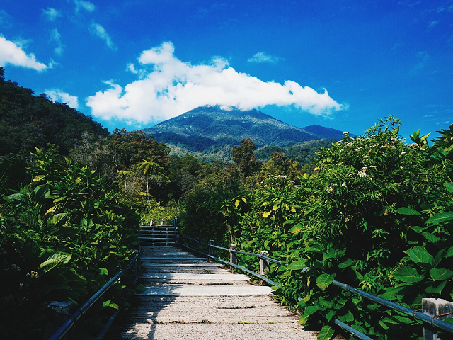 Ilustrasi Curug Cibeureum. Sumber: pixabay.com.