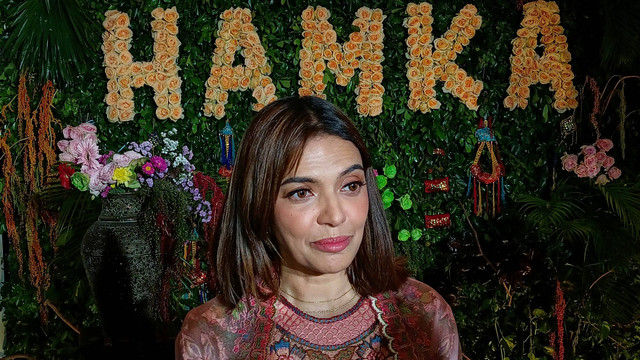 Najwa Shihab di Acara Gala Premiere Film Buya Hamka. Foto: Aprilandika Pratama/kumparan