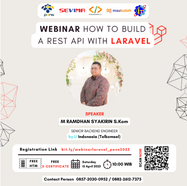 Webinar How To Build A REST API with Laravel - SEVIMA, PENS