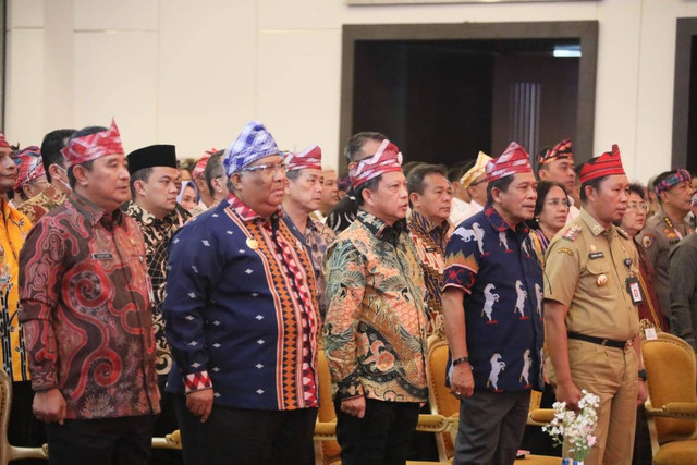 Acara Rakornas Bidang Ketahanan Ekonomi, Sosial, dan Budaya (Ekososbud) di Hotel Claro Kendari, Sulawesi Tenggara (Sultra), Selasa (11/4/2023). Foto: Dok. Istimewa