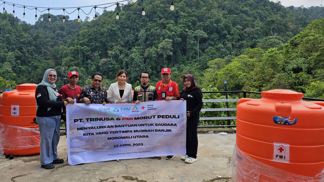 Trinusa Dharma Utama Bantu Korban Banjir Morowali Utara. Foto: Istimewa