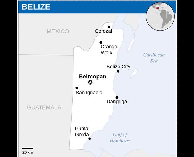Ilustrasi nama ibu kota Belize. Foto: wikipedia.org