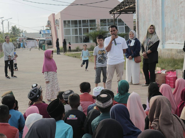 TDA Peduli Sangatta Gelar Giving Ramadhan di Perkampungan Nelayan Kenyamukan