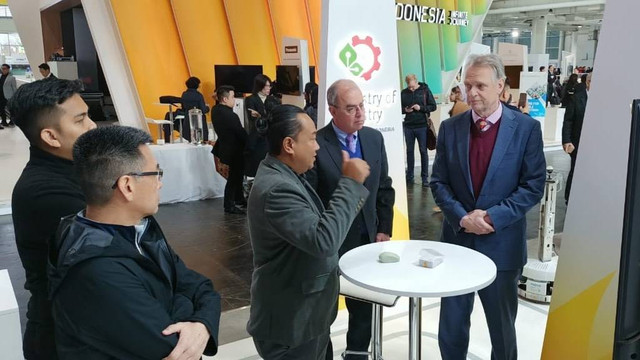 BPSDMI Kemenperin di Paviliun Indonesia Hannover Messe 2023. Foto: Dok. Kemenperin