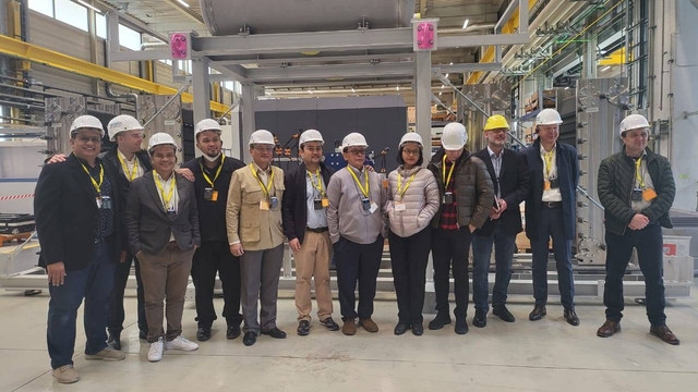 Delegasi Otorita IKN di Siemensstaadt Square, proyek kota cerdas yang dikembangkan perusahaan asal Jerman, Siemens. Foto: Badan Otorita IKN
