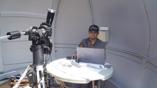 Observatorium Unismuh Pantau Gerhana Matahari Hybrid