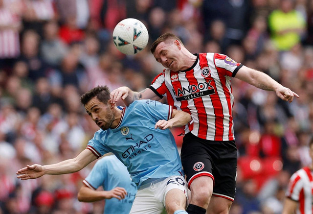 Manchester City vs Sheffield United. Foto: Reuters/Carl Recine