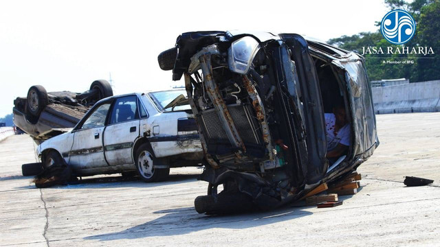 Ilustrasi kecelakaan di Tol. Foto: Aditia Noviansyah/kumparan