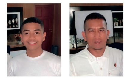 Aditya Hasibuan (kiri) dan AKBP Achiruddin Hasibuan. Dok: Twitter @mazzini_gsp