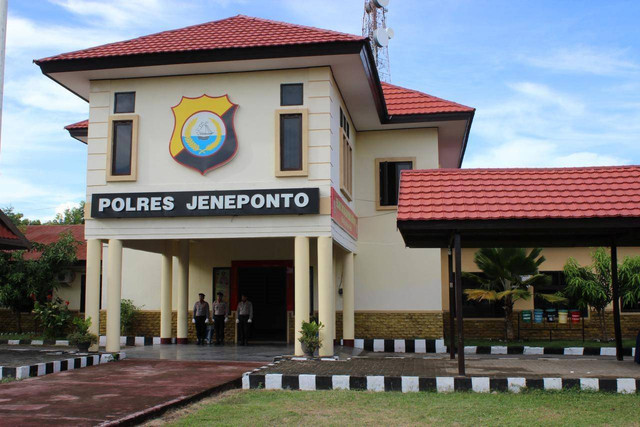 Polres Jeneponto. Foto: Facebook/Polresjeneponto