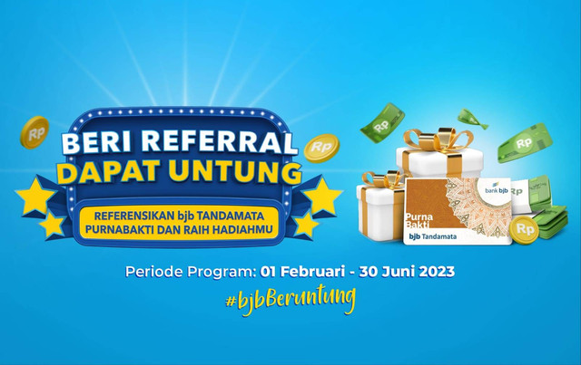 Program Beri Referral dapat Untung (Beruntung). Foto: dok. Bank BJB