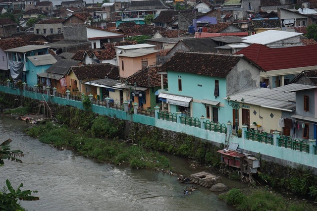 Sungai Code, salah satu sungai di Kota Yogyakarta. Foto: Arif UT