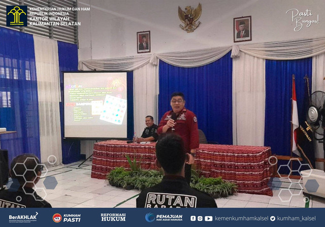 Kadiv Pas Berikan Penguatan di UPT Banua Anam: Bahaya Narkoba, "Flexing" dan Netralitas Pemilu 2024
