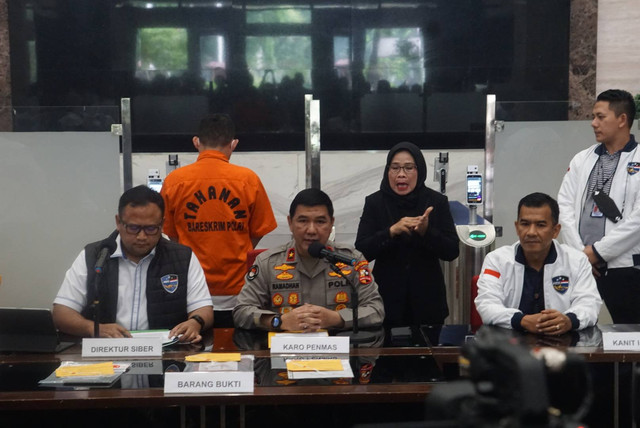Rilis peneliti BRIN, APH pada kasus Tindak Pidana Ujaran Kebencian Terhadap Individu/Kelompok berdasarkan Sara di Bareskrim Polri, Jakarta, Senin (1/5). Foto: Iqbal Firdaus/kumparan