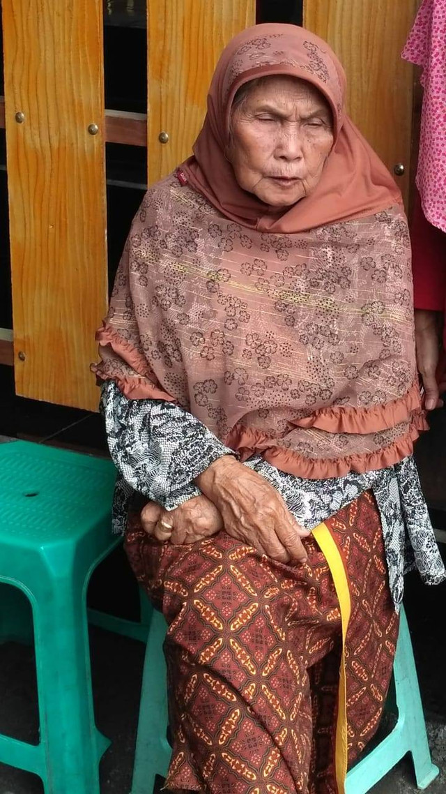 Ponirah, istri almarhum Mbah Maridjan. Foto: Dok. Istimewa