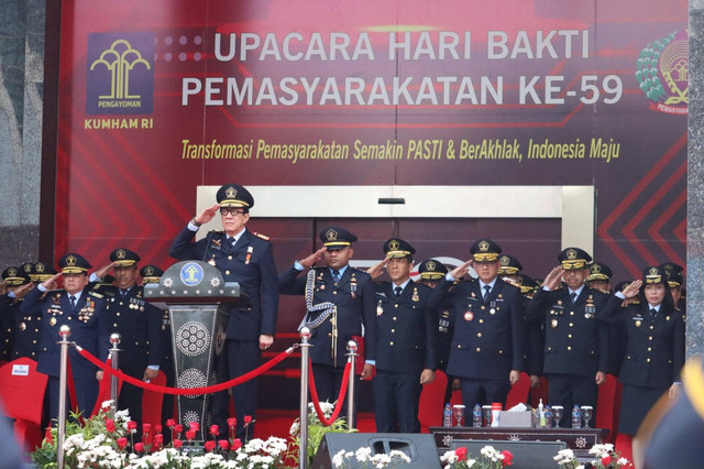 Kemenkumham Gelar Upacara Peringatan HBP Ke-59, Kanwil Jateng Ikuti via Virtual