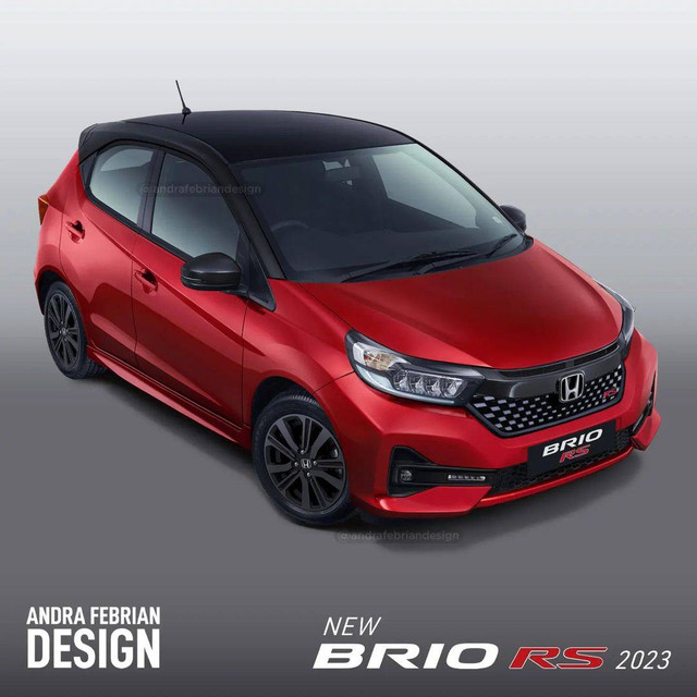 Honda Brio Facelift. Foto: instagram/@andrafebriandesign