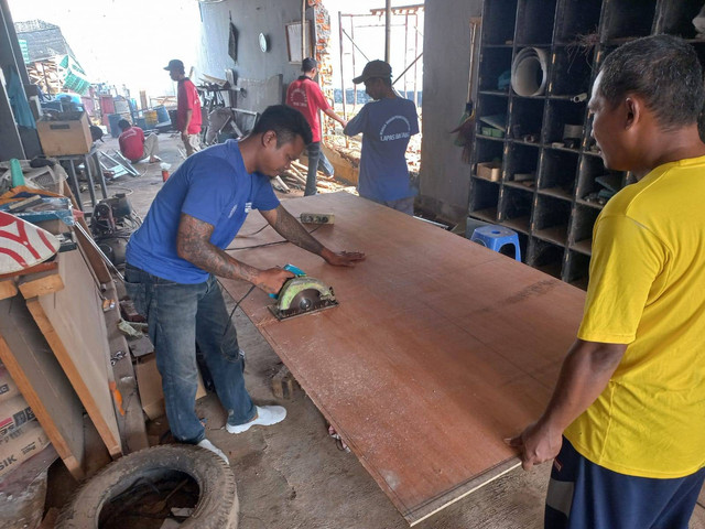Praktek pertukangan WBP Lapas Batang