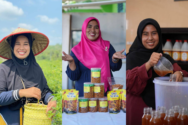 Krealogi berkolaborasi dengan APRIL Group dalam mendukung pengembangan bisnis UMKM di sekitar wilayah operasional perusahaan lewat program "SEMARAK". Foto: Dok. APRIL Group