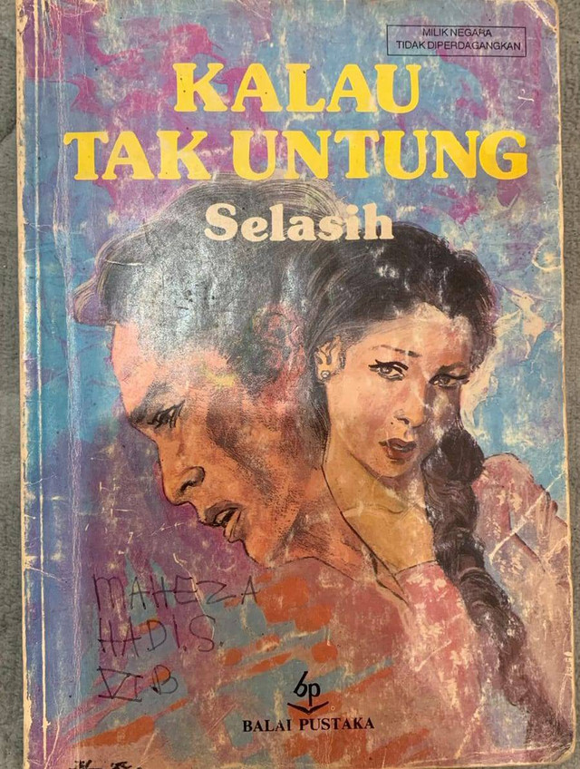 Kalau Tak Untung, Balai Pustaka, 1933. (dok. pribadi)