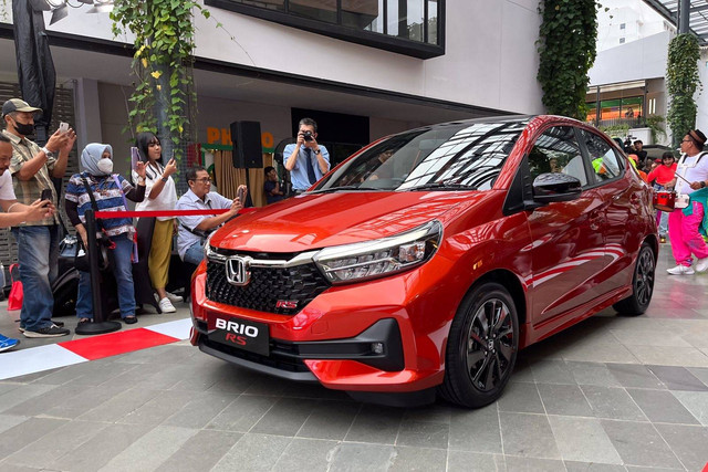 Honda Brio Facelift. Foto: Sena Pratama/kumparan