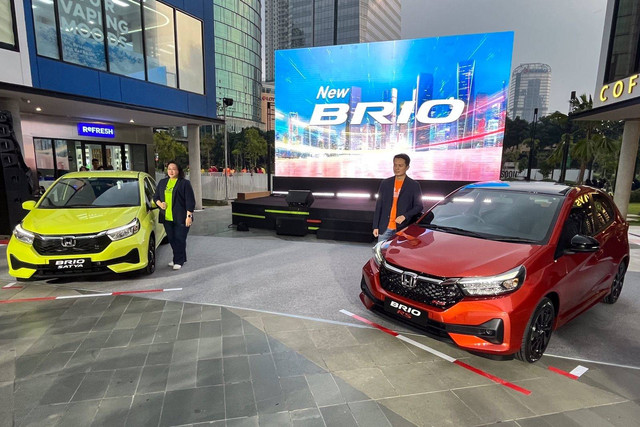 Honda Brio Facelift. Foto: Sena Pratama/kumparan