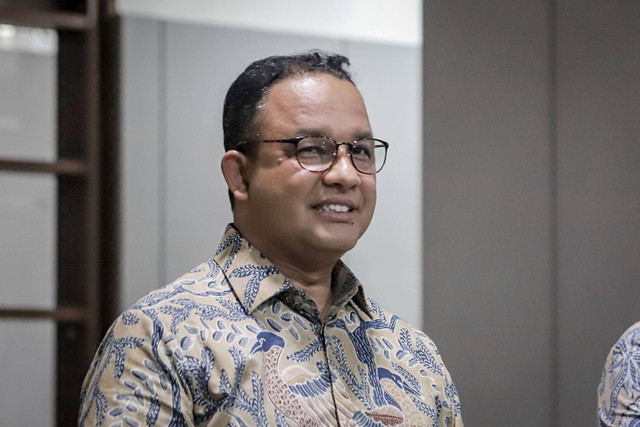 Bacapres dari Koalisi Perubahan, Anies Baswedan, bertemu dengan Tim Kecil Koalisi Perubahan di Brawijaya, Jakarta Selatan, Jumat (5/5/2023). Foto: Jamal Ramadhan/kumparan