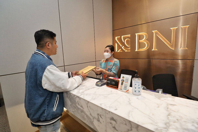 Ilustrasi transaksi BNI. Dok BNI