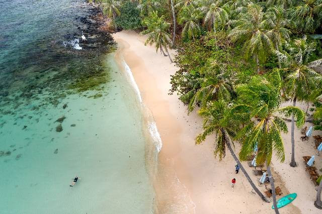 Ilustrasi Pantai Mutun. Sumber: Pexels/ Quan Nguyen Vinh