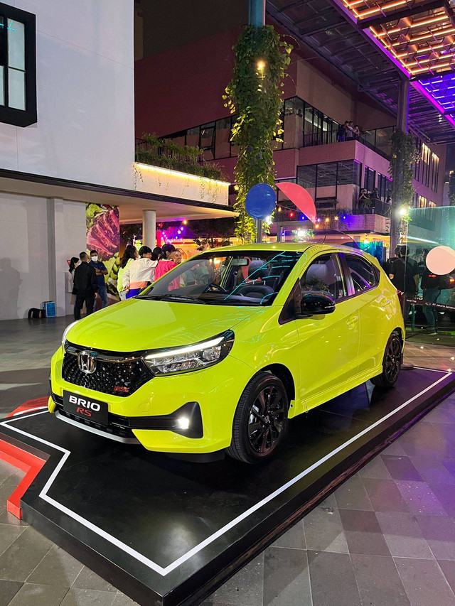Tampang Honda Brio RS facelift model year 2023. Foto: Sena Pratama/kumparan