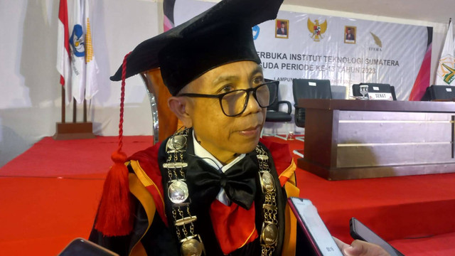 Rektor ITERA Prof I Nyoman Pugeg Aryantha. | Foto: Sinta Yuliana/Lampung Geh