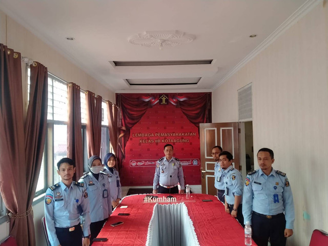 Pengarahan Inspektur Jenderal Kemenkumham kepada Jajaran Kemenkumham Lampung pada Selasa (9/5/2023) (Humas Kanwil Lampung)